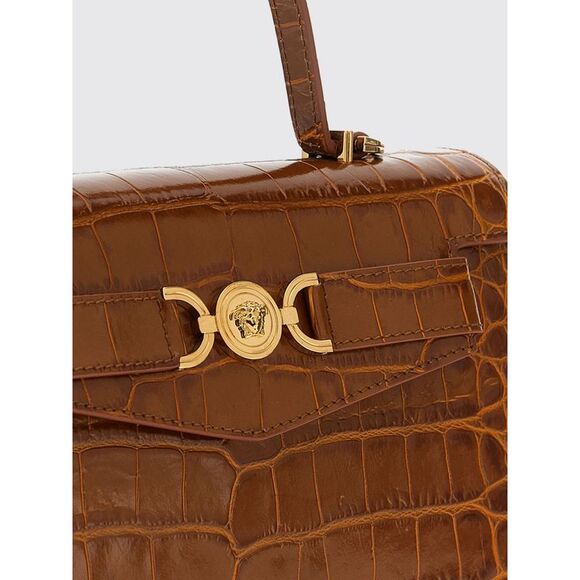 Versace Crossbody Bag Woman Brown - Picture 3 of 4